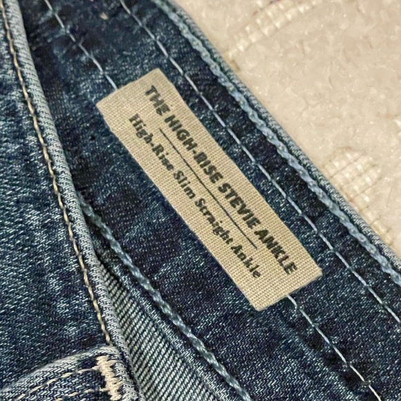 AG HIGH RISE STEVIE ANKLE JEANS - Picture 3 of 4